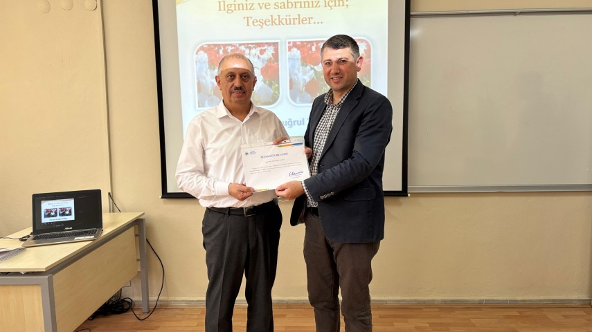 İş Yerinde İletişim ve Uzlaşma konulu Eğitim Yapıldı