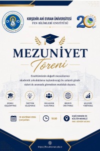 Enstitümüz Mezuniyet Töreni