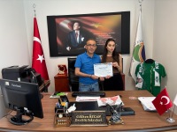 İŞKUR'dan Görevlendirilen Personele Teşekkür Belgesi Verildi
