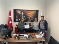 İŞKUR'dan Görevlendirilen Personele Teşekkür Belgesi Verildi